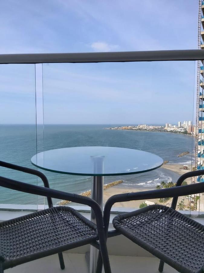 Palmetto Eliptic Luxury Beachfront Apartment Bocagrande Картахена Экстерьер фото